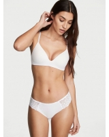 Безшовні трусики Victoria's Secret No Show Lace Tong Panty, Білі