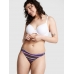 Трусики Стрінги Victoria's Secret PINK Multi Stripe Cotton Thong Panty