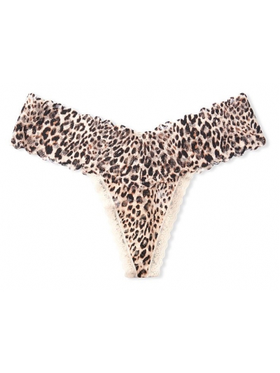 Мереживні Трусики Victoria’s Secret The Lacie Thong Panty, Leopard