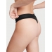 Трусики Стрінги Victoria's Secret Shine Patch Thong Panty, Чорні