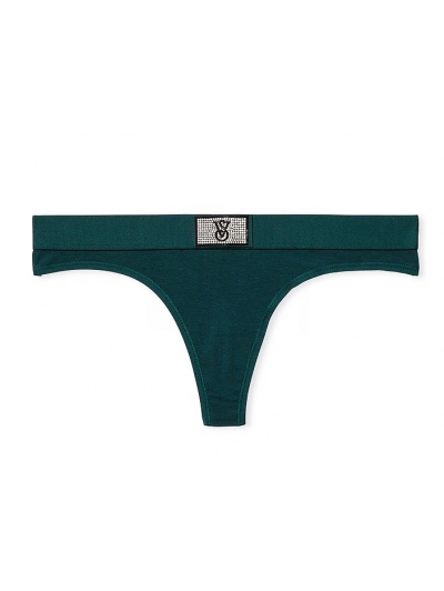 Трусики Стрінги Victoria's Secret Shine Patch Thong Panty, Зелені
