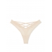 Трусики Стрінги Victoria’s Secret Strappy Back High-Leg Thong Panty, Cвітло-бежеві