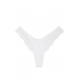 Трусики Стрінги Victoria’s Secret Lace-Trim High-Leg Thong Panty, Білі