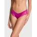 Трусики Victoria’s Secret Lace-Trim High-Leg Cheeky Panty, Фуксія