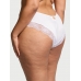 Трусики Victoria’s Secret Lace-Trim High-Leg Cheeky Panty, Білі