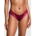 Трусики Victoria’s Secret Lace-Trim High-Leg Cheeky Panty, Бордові