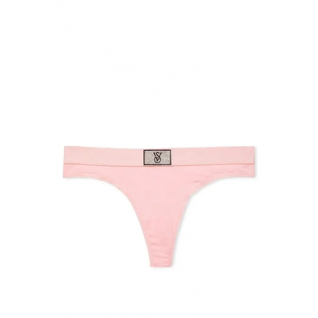 Трусики Стрінги Victoria's Secret Shine Patch Thong Panty, Рожеві