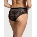 Трусики Victoria’s Secret Logo Lace Hiphugger Panty, Чорні