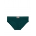 Трусики Victoria's Secret Shine Patch Hiphugger Panty, Зелені з лого VS