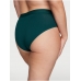 Трусики Victoria's Secret Shine Patch Hiphugger Panty, Зелені з лого VS