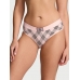 Трусики Victoria's Secret Shine Patch Hiphugger Panty, Рожеві у клітинку