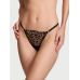 Трусики Victoria's Secret Very Sexy Leopard Embroidery Adjustable Thong Panty, Леопардові