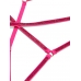 Трусики з відкритим доступом Victoria’s Secret Crotchless Shine Strappy Thong Panty, Рожеві
