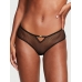 Трусики з відкритим доступом Victoria’s Secret Open-Back Fishnet Cheeky Panty, Чорні