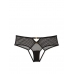 Трусики з відкритим доступом Victoria’s Secret Open-Back Fishnet Cheeky Panty, Чорні