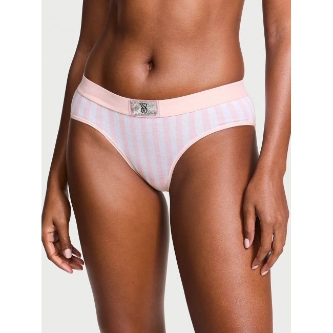 Трусики Victoria's Secret Shine Patch Hiphugger Panty, Рожева смужка