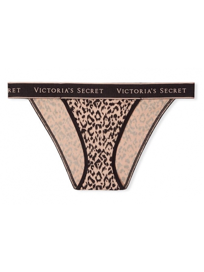 Трусики Victoria's Secret Logo Bikini Panty, Леопардові