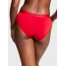 Трусики Victoria's Secret Shine Patch Hiphugger Panty, Червоні з лого VS