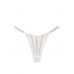 Трусики Стрінги з камінцями Victoria’s Secret Sheer Shine Thong Panty, Білі