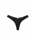 Трусики Стрінги Victoria’s Secret Strappy Back High-Leg Thong Panty, Чорні