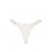 Трусики Стрінги з камінцями Victoria’s Secret Double Shine Strap Lace Thong Panty, Чорні