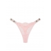 Трусики Стрінги з камінцями Victoria’s Secret Very Sexy Shine Strap Rose Lace Thong Panty, Рожеві
