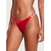 Трусики Стрінги з камінцями Victoria’s Secret Very Sexy Shine Strap Thong Panty, Червоні