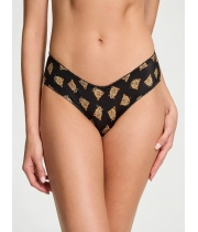Трусики Чікі Victoria’s Secret Printed High-Leg Cheeky Panty, Black Jaguars
