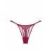 Трусики Стрінги з камінцями Victoria’s Secret Sheer Shine Thong Panty, Campari Red