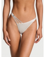 Трусики Бразиліани з камінцями Victoria’s Secret Very Sexy Starstruck Shine Brazilian Panty, Сріблясті