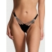 Трусики Стрінги з камінцями Victoria’s Secret Very Sexy Shine Strap Thong Panty, Чорні