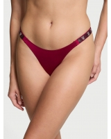 Трусики Бразиліани з камінцями Victoria’s Secret Very Sexy Shine Strap Brazilian Panty, Campari Red