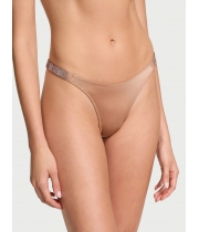 Трусики Стрінги з камінцями Victoria’s Secret Very Sexy Shine Strap Thong Panty, Praline