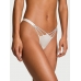Трусики Стрінги з камінцями Victoria’s Secret Very Sexy Shine Starstruck Shine High-Leg Thong Panty, Silver Pearl