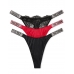Набір Трусиків Зі Стразами Victoria's Secret Very Sexy Shine Strap Thong Panty Box Set
