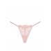 Трусики Стрінги з камінцями Victoria’s Secret Twinkle Strap Lace V-String Panty, Ніжно-рожеві