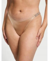 Трусики Бразиліани з камінцями Victoria’s Secret Very Sexy Shine Strap Brazilian Panty, Praline