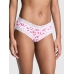 Трусики Чіки Victoria's Secret Pink Wink Lace-Trim Cheeky Panty, Purple Whisper Floral Print