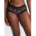 Трусики Чіки Victoria's Secret Pink Wink Lace-Trim Cheeky Panty, Чорні з бантами