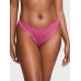 Трусики Victoria's Secret Very Sexy Rose Lace High-Leg Thong Panty, Luscious Rose