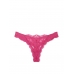 Трусики Victoria's Secret Very Sexy Rose Lace High-Leg Thong Panty, Luscious Rose