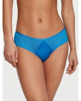 Трусики Чікі Victoria’s Secret Icon Lace Cheeky Panty, Яскраво-сині