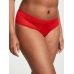 Трусики Чікі Victoria’s Secret Icon Lace Cheeky Panty, Червоні