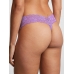 Трусики стрінги Victoria's Secret PINK Wink Lace-Trim Thong Panty, Violet