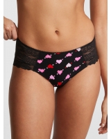 Трусики Чикі Victoria's Secret PINK No-Show Cheeky Panty, Чорні