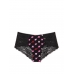 Трусики Чикі Victoria's Secret PINK No-Show Cheeky Panty, Чорні