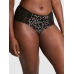 Трусики Чикі Victoria's Secret PINK No-Show Cheeky Panty, Чорні Lights Print