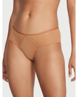 Трусики Чікі Victoria’s Secret Icon Lace Cheeky Panty, Toffee