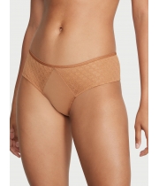 Трусики Чікі Victoria’s Secret Icon Lace Cheeky Panty, Toffee