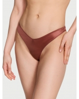 Трусики Стрінги Victoria’s Secret Strappy Back High-Leg Thong Panty, Коричневі